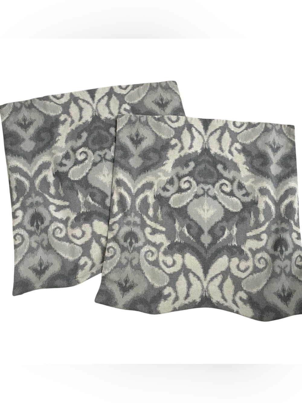 Set 2 Pottery Barn Ikat Pillow Covers